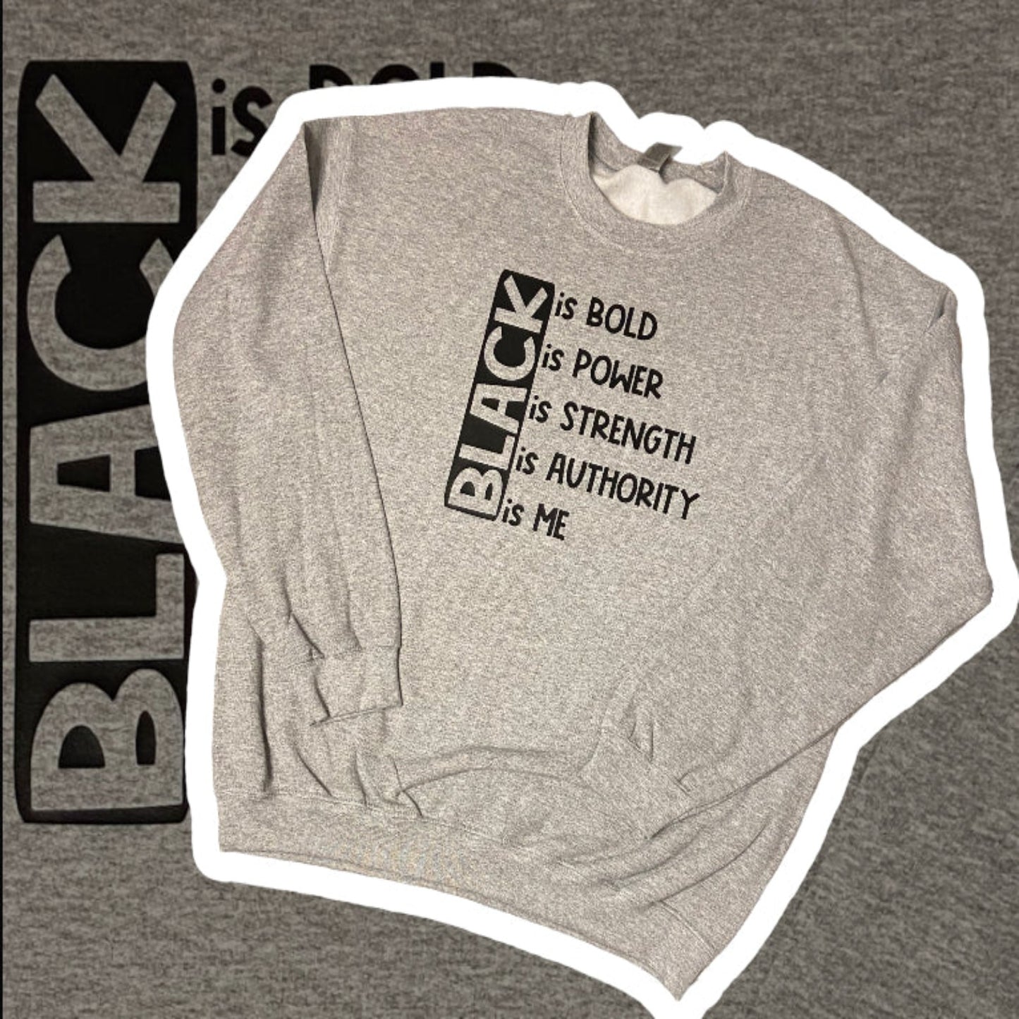 "Black is ME" Unisex Sweatshirt